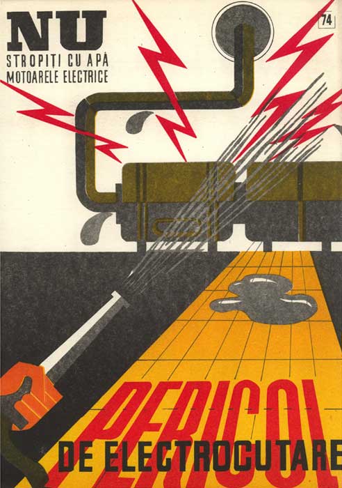 Afișe pentru propaganda vizuală a protecției muncii, 1968