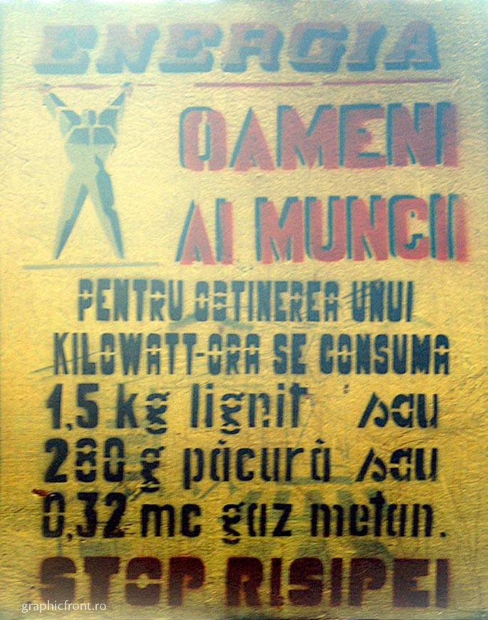 Rămășițe ale materialelor de propaganda