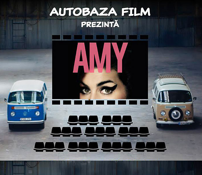 Autobaza FILM. Proiecţie documentar Amy (2015) + party aniversar 1 an Autobaza Radio