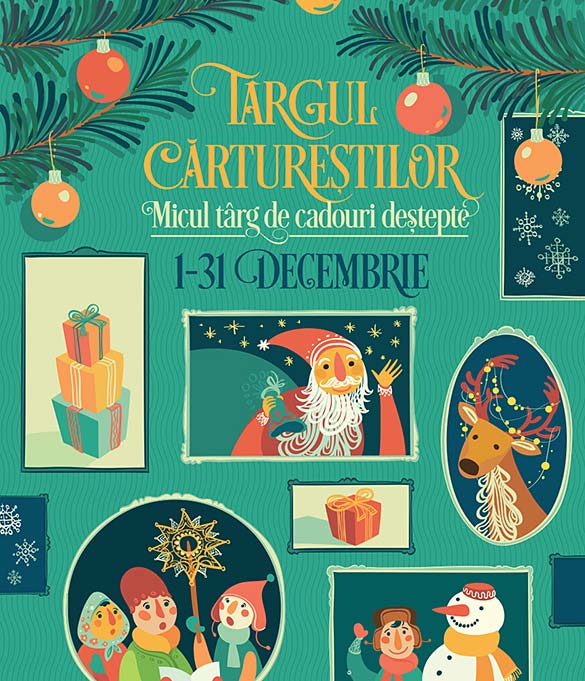 Târgul Cărtureștilor - Micul târg de cadouri deștepte. 1-31 Decembrie